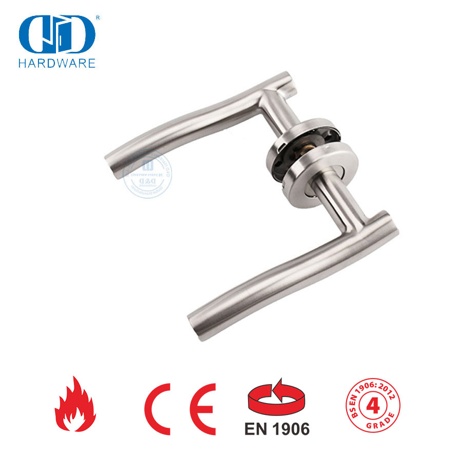 EN 1906 Perangkat Keras Pintu Utama Logam Pegangan Pintu Flush Mount-DDTH007-SSS