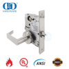 Kunci Tanggam Pintu Bagian Standar Amerika dengan Nilai Api untuk Hotel-DDAL01