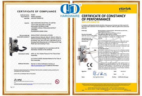 Sertifikasi Kunci Pintu